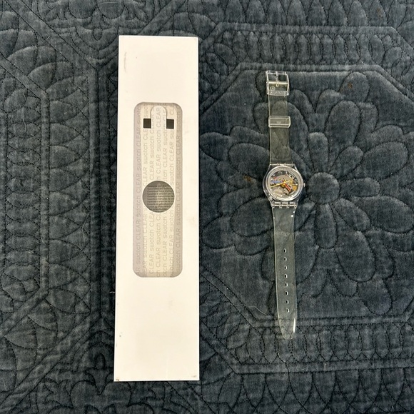 Swatch New Gent BIOSOURCED Clearly Quartz Watch - NEW in box - Picture 7 of 8